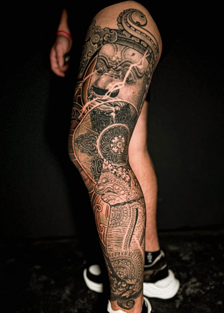 Full-Leg Tattoo The Yeak (Asura)
